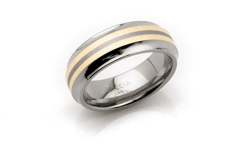 0111-01 Boccia Titanium Ring