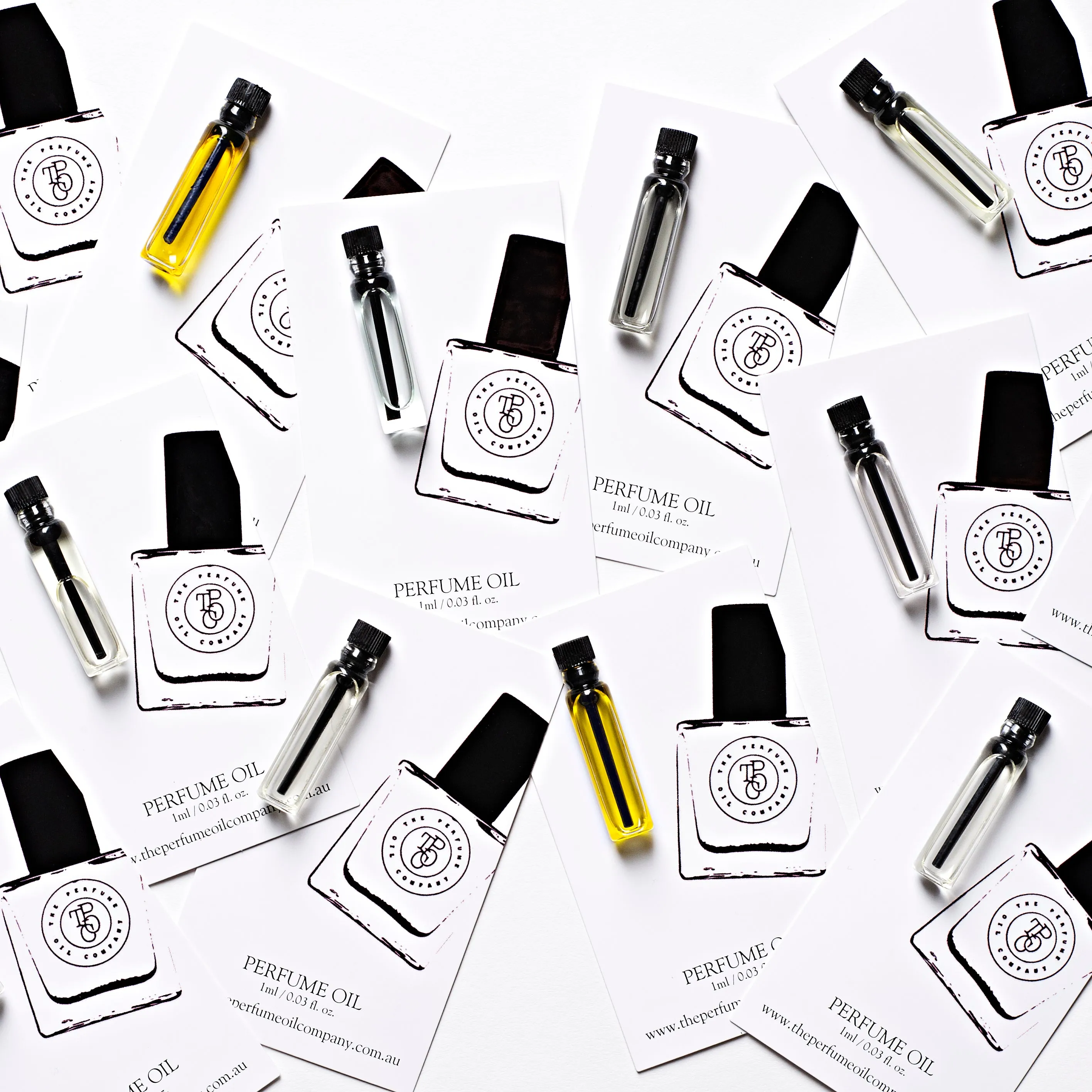 1 mL Perfume Oil Sample Vials - Sweet Fragrances