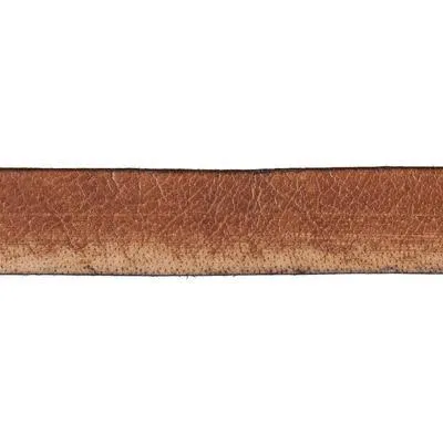 10mm Vintage Flat Leather - Mocha by the Foot