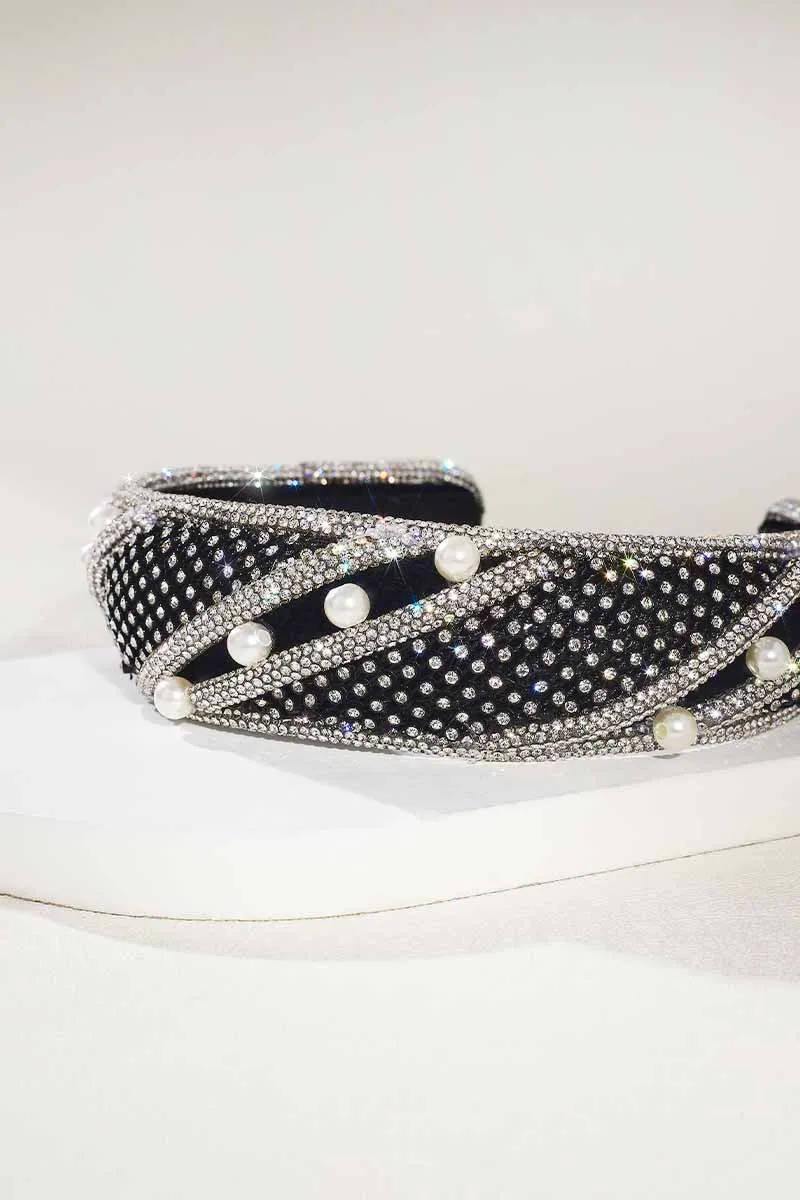 2025 Black Rhinestone Headband Bridal Hair bands Wedding Accessories