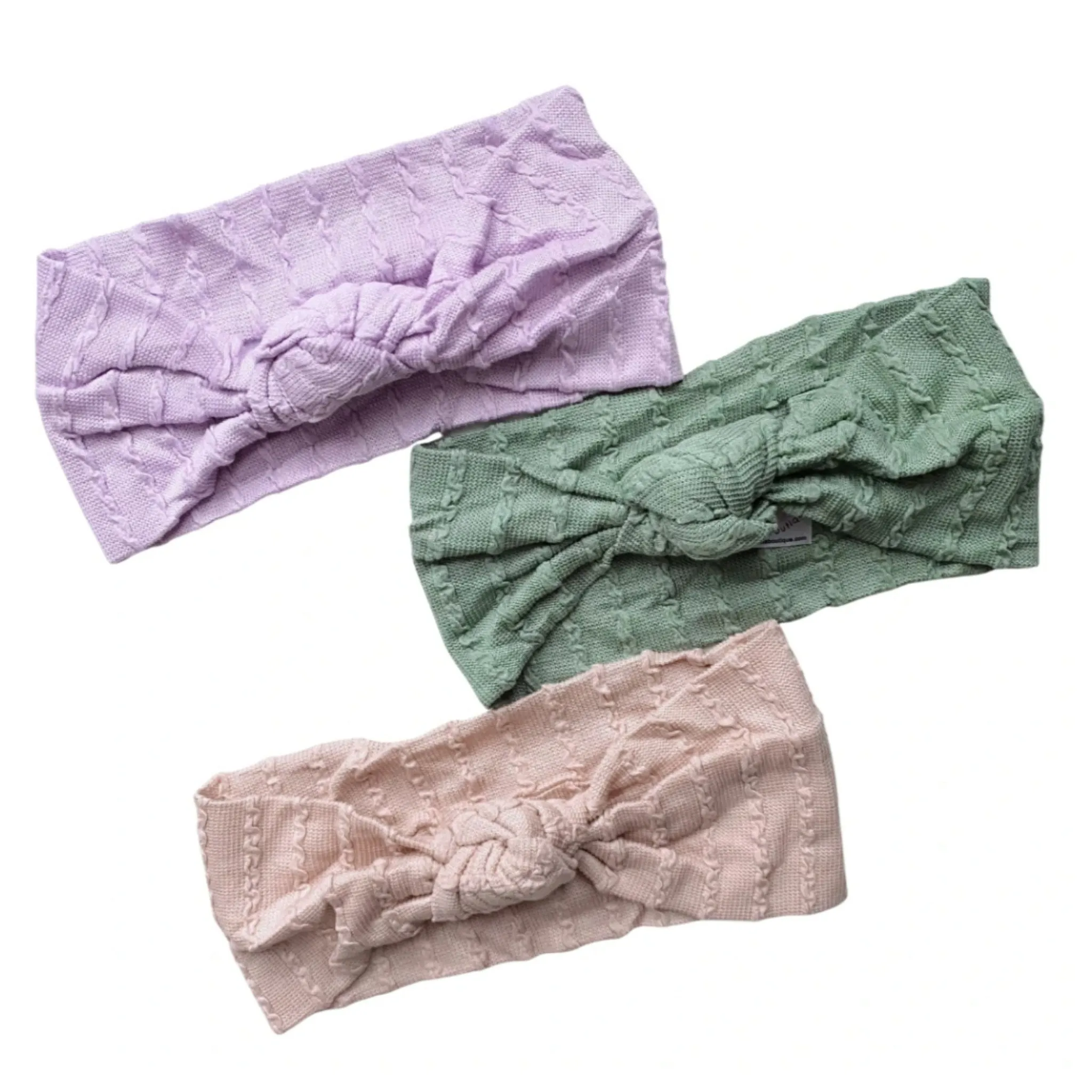 Aviva Ruffle Top Knot Headband by Valeri