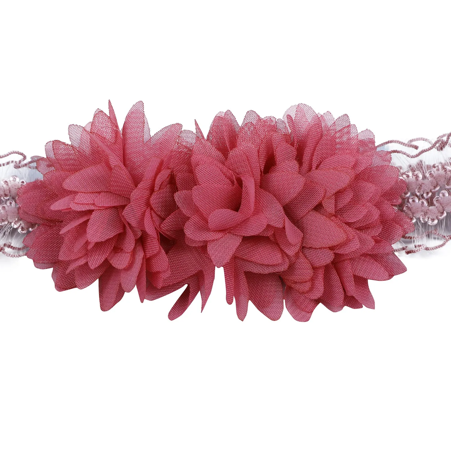 Baby Moo Floral Polka Dots Headband Set of 3 - Multicolour