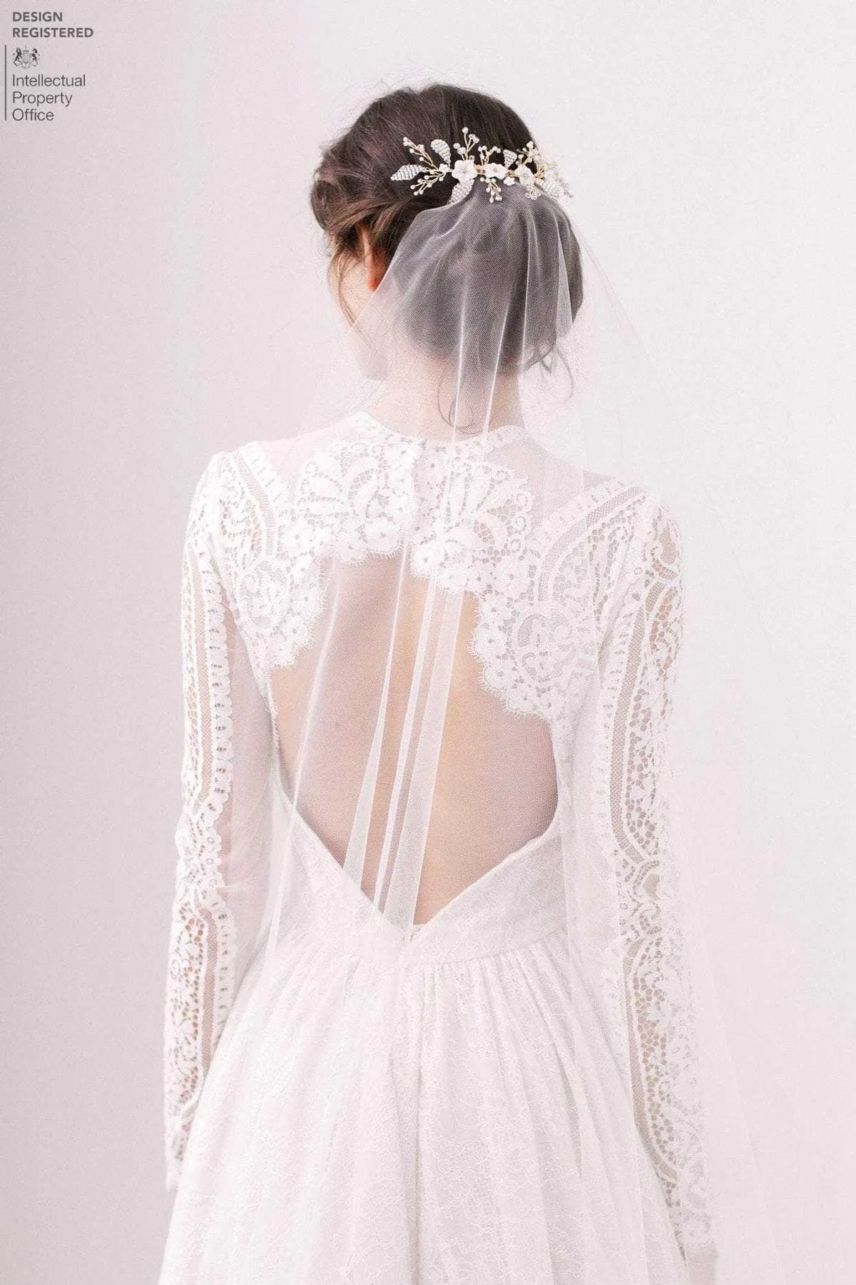 Barely There Wedding Veil - 'Skylar'
