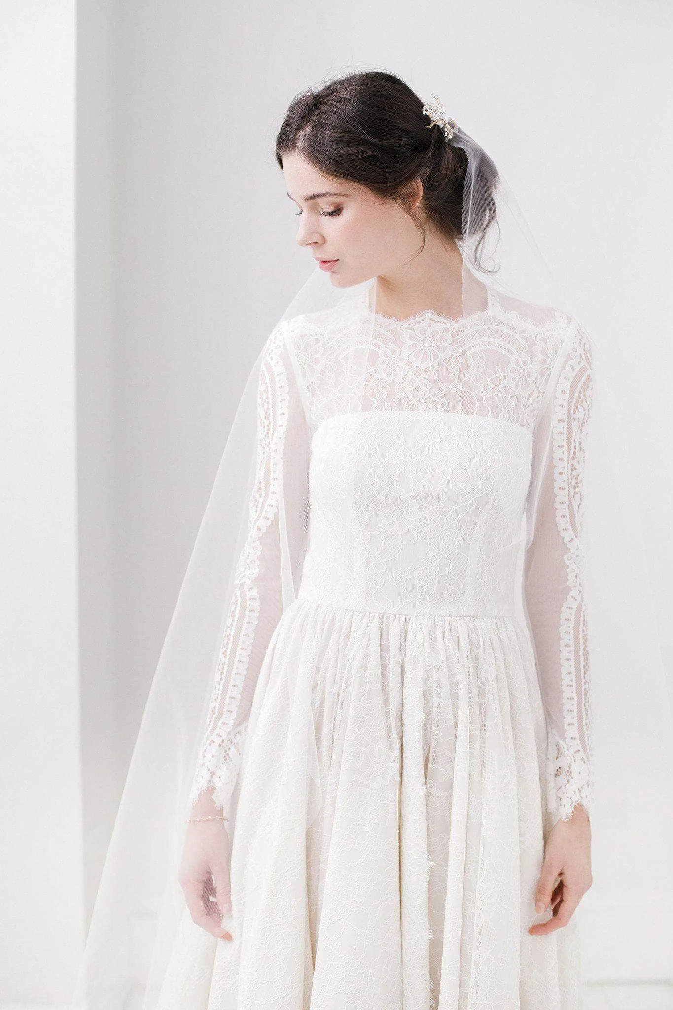 Barely There Wedding Veil - 'Skylar'