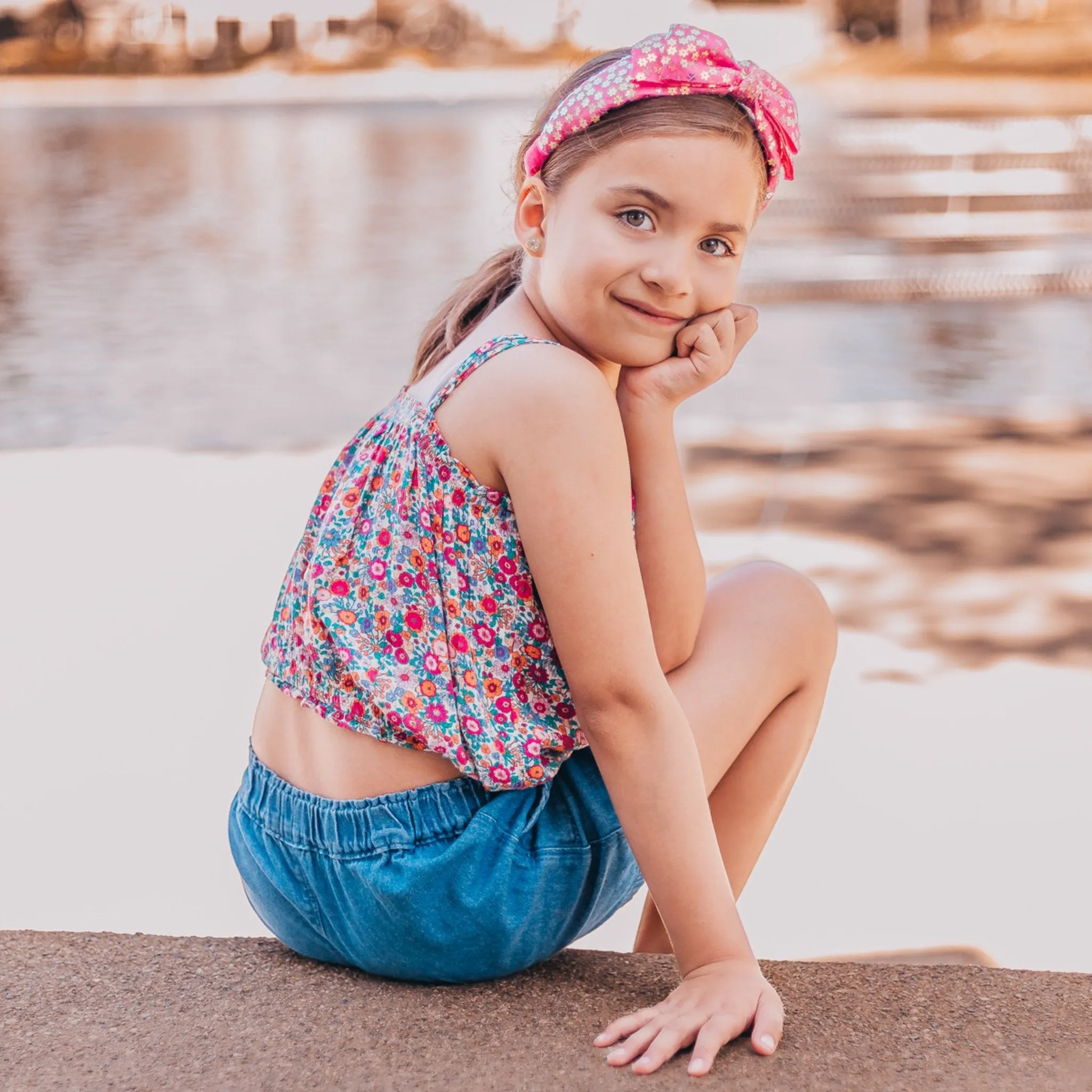 Big Bow Headband - Double Layer Sequin