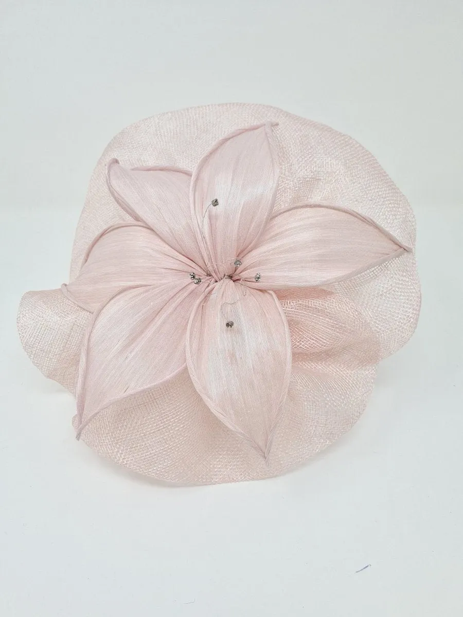 Blush Pink Petal Fascinator