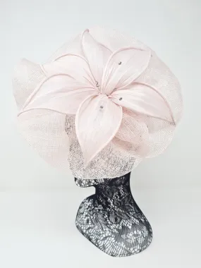 Blush Pink Petal Fascinator