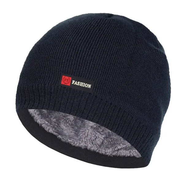 Brand Men Winter Knitted Hat Beanie Women Winter Hats For Men Cap шапка Skullies Beaines Soft Thick Warm Fur Bonnet Male Cap Hat