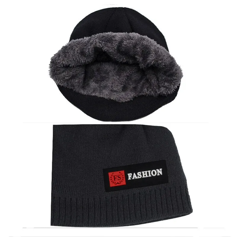 Brand Men Winter Knitted Hat Beanie Women Winter Hats For Men Cap шапка Skullies Beaines Soft Thick Warm Fur Bonnet Male Cap Hat