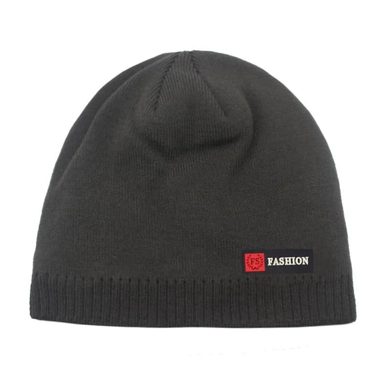 Brand Men Winter Knitted Hat Beanie Women Winter Hats For Men Cap шапка Skullies Beaines Soft Thick Warm Fur Bonnet Male Cap Hat