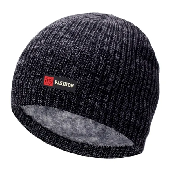 Brand Men Winter Knitted Hat Beanie Women Winter Hats For Men Cap шапка Skullies Beaines Soft Thick Warm Fur Bonnet Male Cap Hat