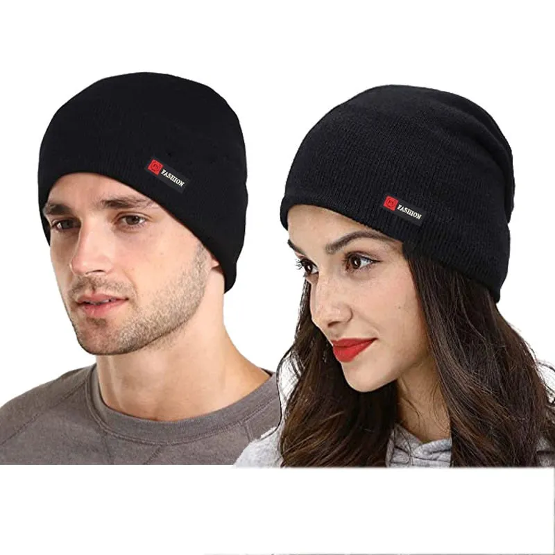 Brand Men Winter Knitted Hat Beanie Women Winter Hats For Men Cap шапка Skullies Beaines Soft Thick Warm Fur Bonnet Male Cap Hat