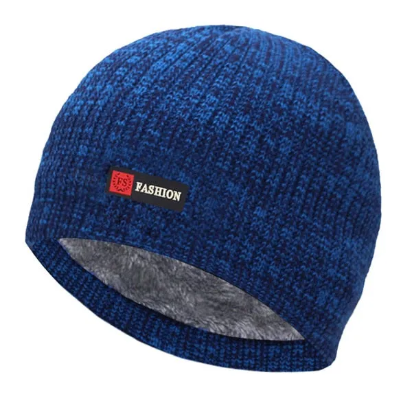Brand Men Winter Knitted Hat Beanie Women Winter Hats For Men Cap шапка Skullies Beaines Soft Thick Warm Fur Bonnet Male Cap Hat