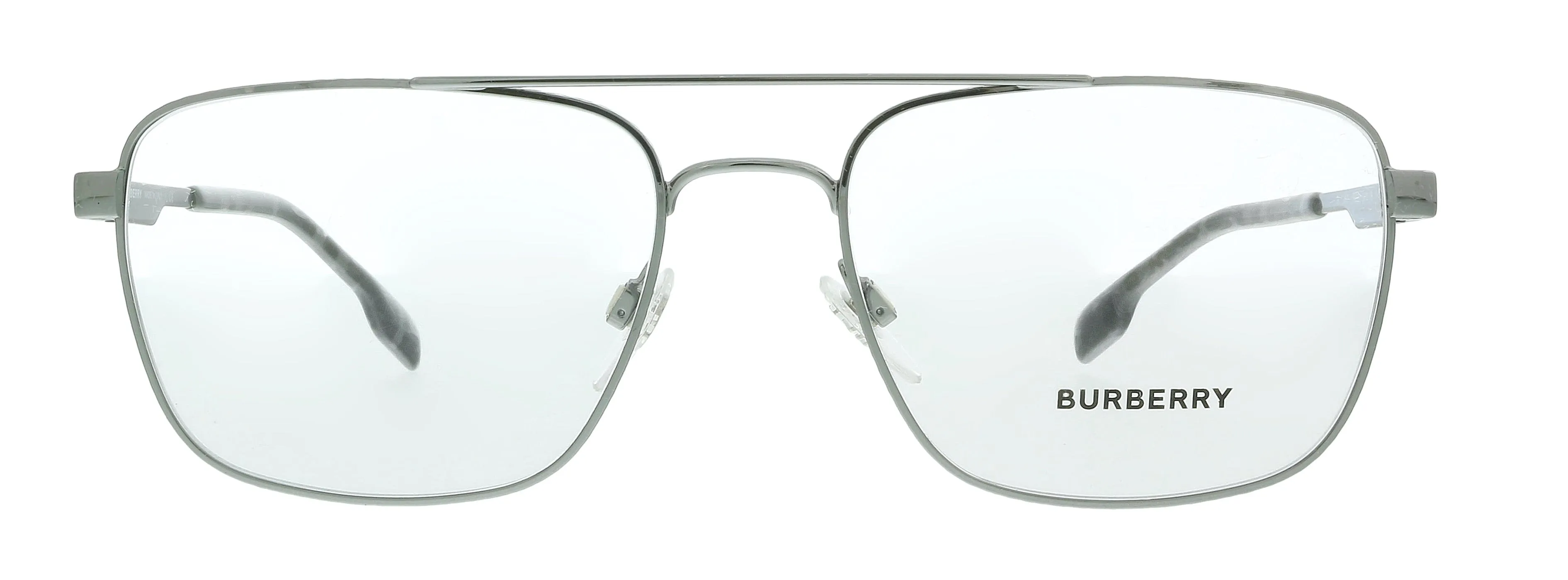 Burberry  0BE1340 1003 Crescent Silver Rectangle Eyeglasses