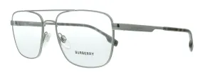 Burberry  0BE1340 1003 Crescent Silver Rectangle Eyeglasses