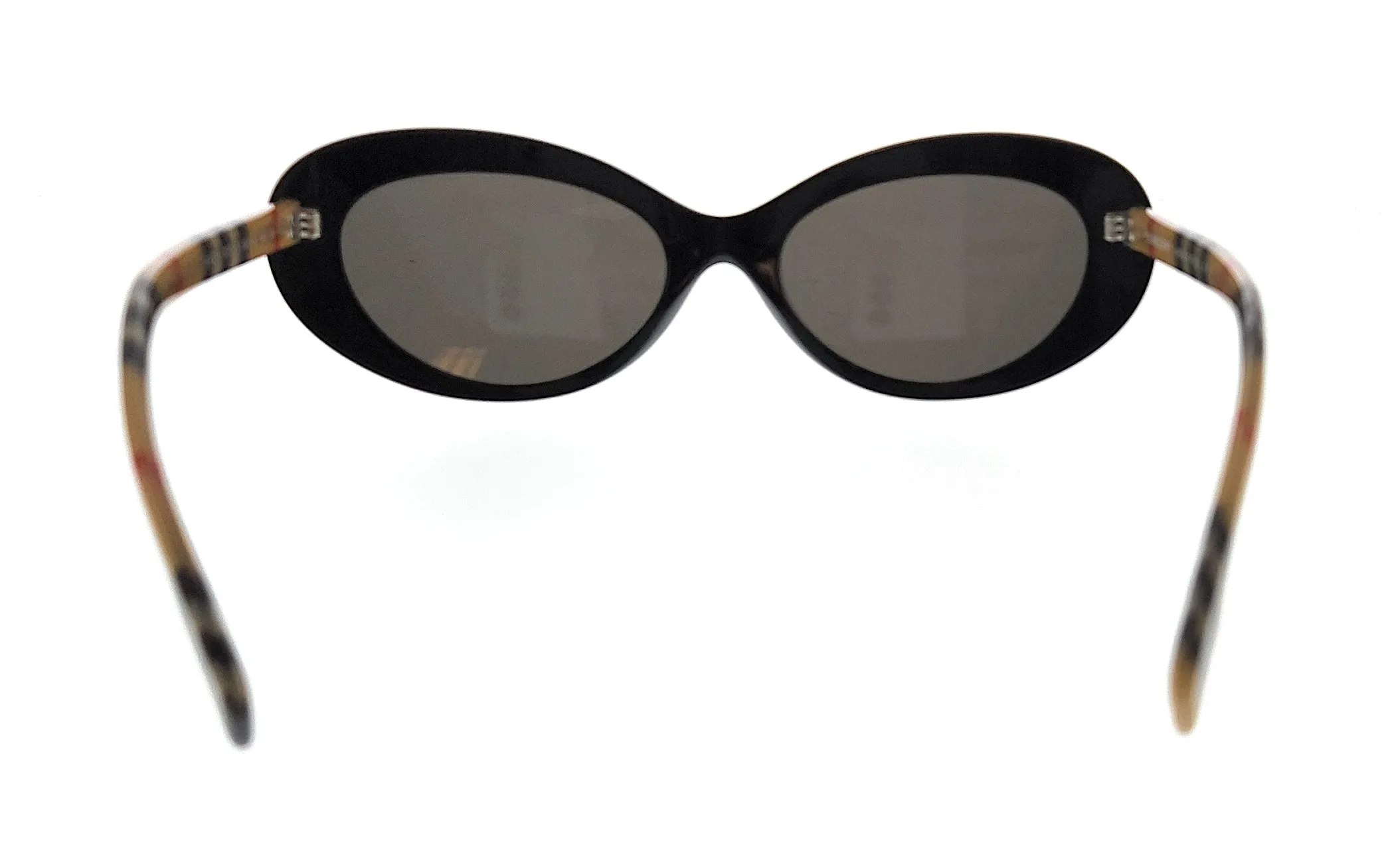 Burberry  0BE4278 3757/3 Black Oval Sunglasses