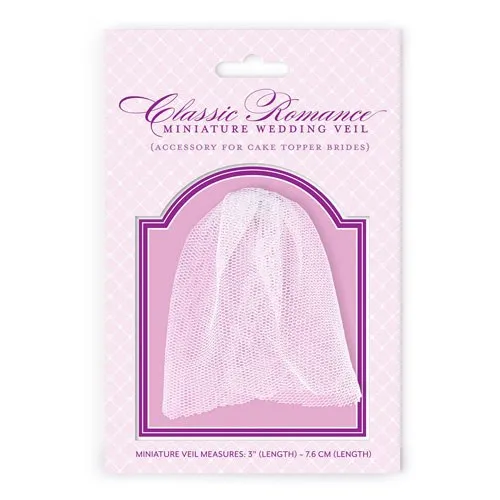 Classic Wedding Cake Mini Bridal Veil