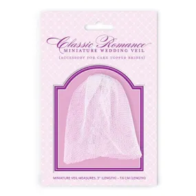 Classic Wedding Cake Mini Bridal Veil