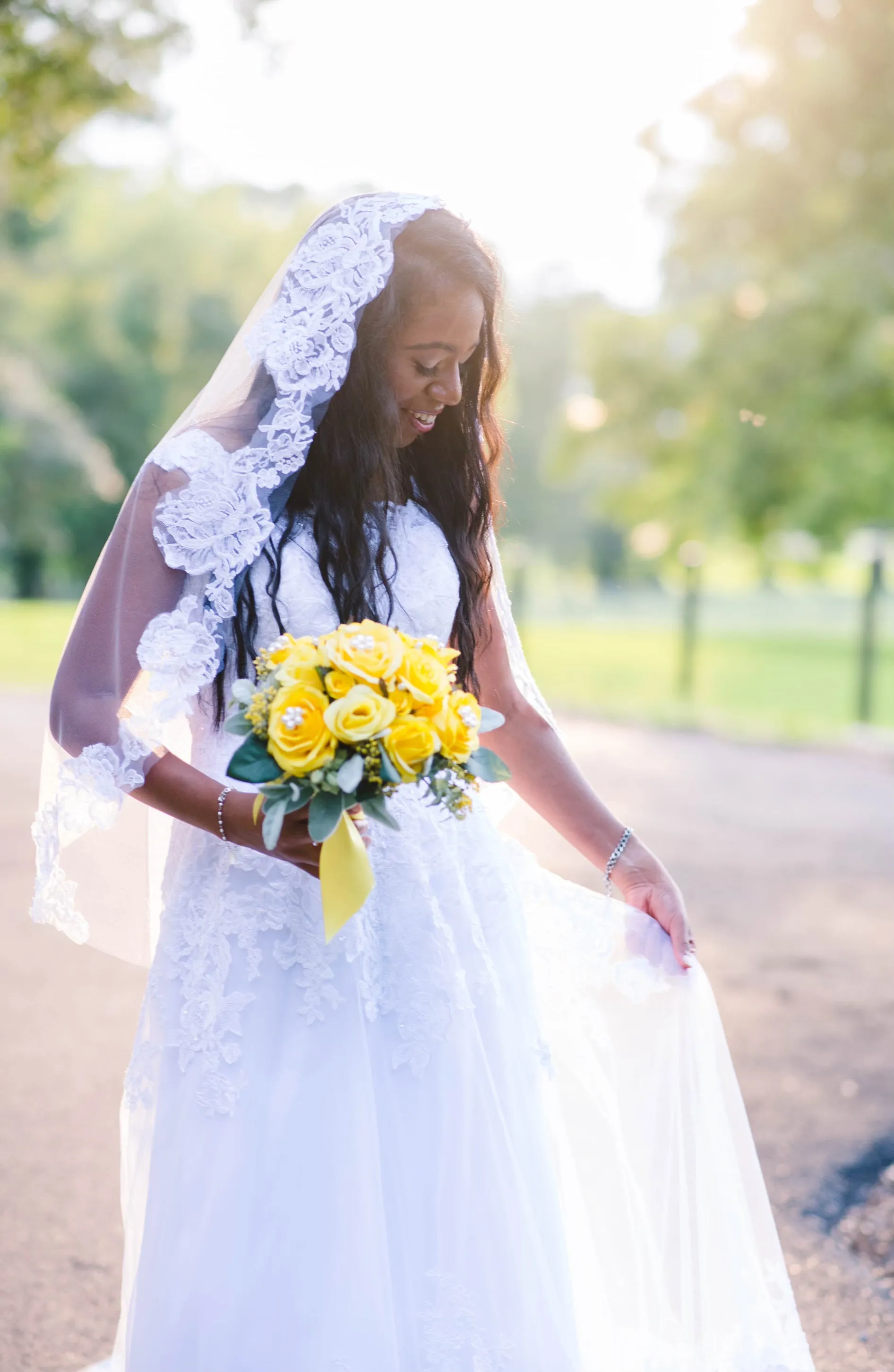 Custom Beaded Bridal Veils