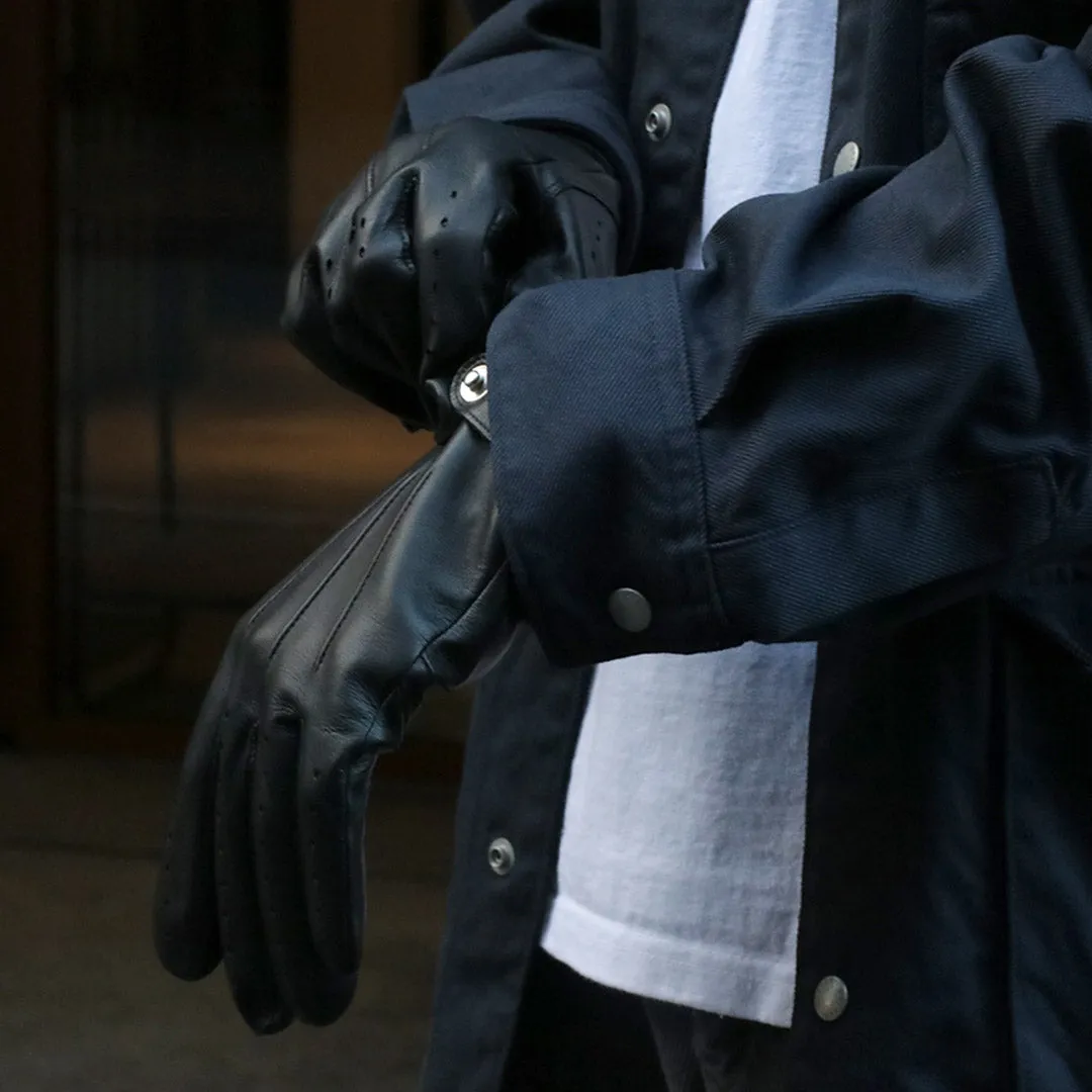 DENTS / Fleming / Perforated leather gloves