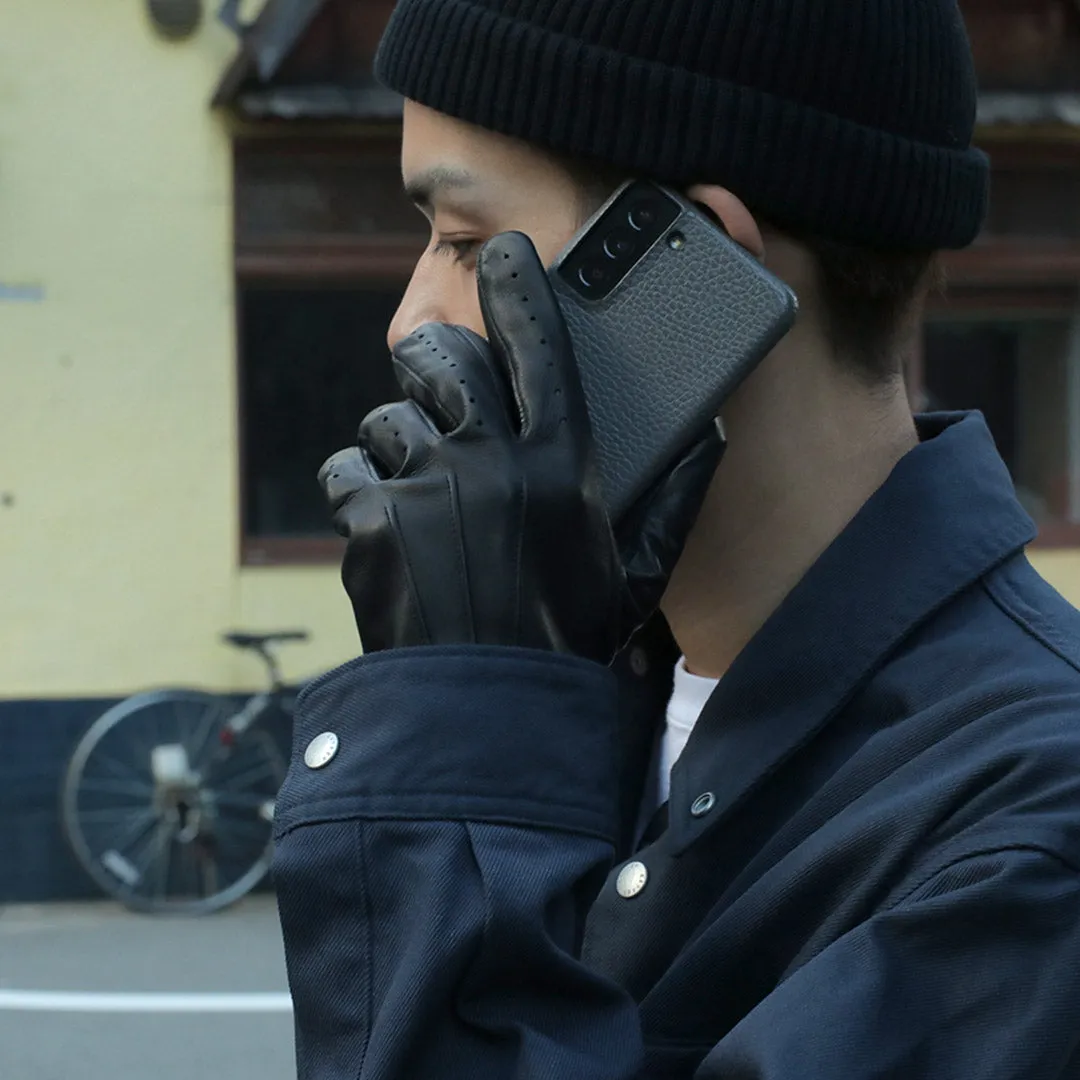 DENTS / Fleming / Perforated leather gloves