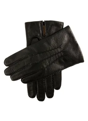 DENTS Mens Kent Perforated Leather Gloves With 3-Point Stitch Detail & Palm Vent