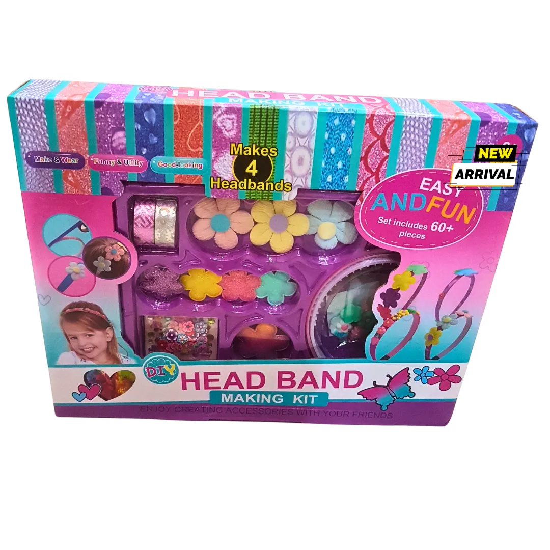 DIY Headband Making Kit – Creative Craft Set for Kids (Ages 5 )