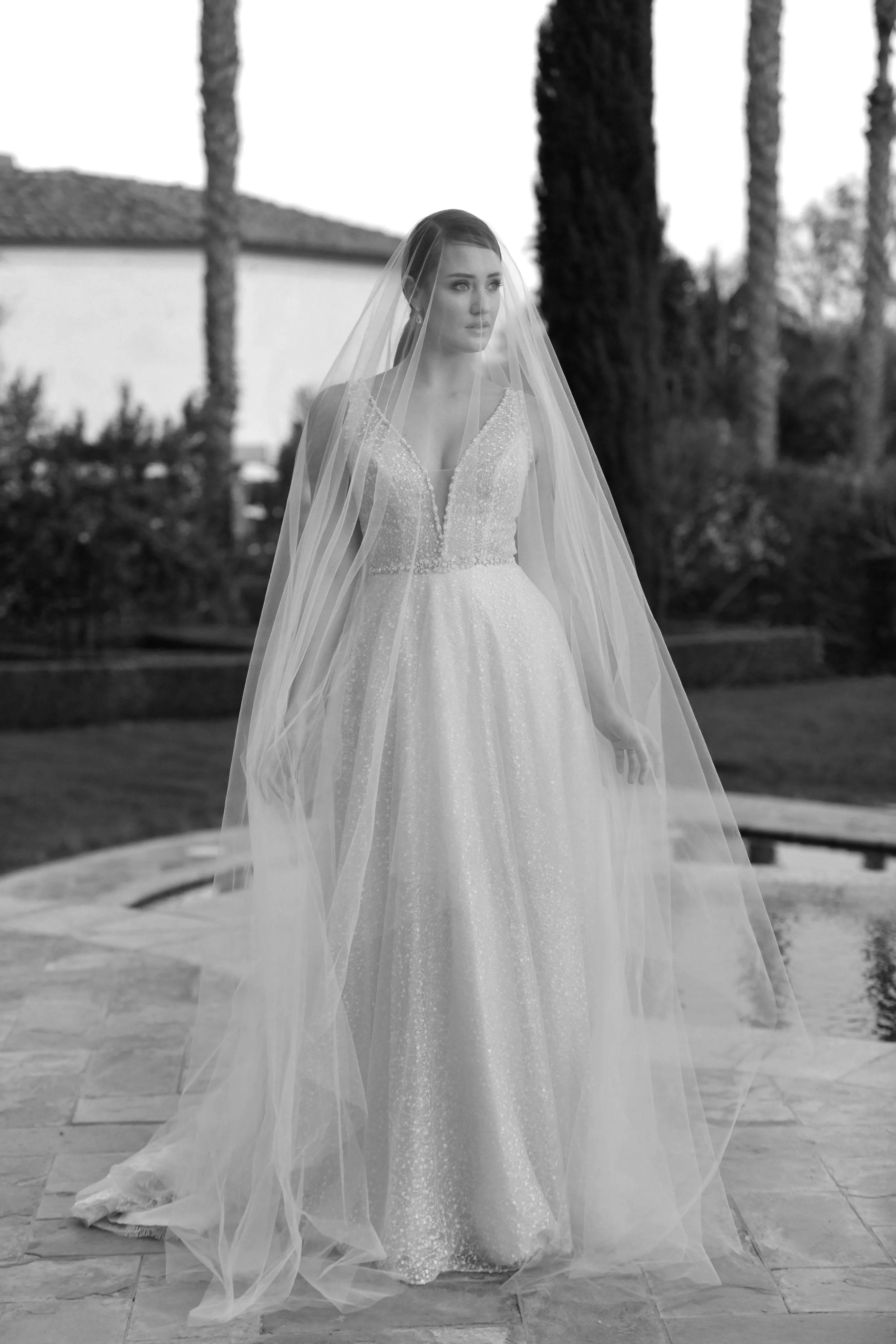 GRANDE AMBRELL Extra Long Ultra Royal Cathedral Drop Veil