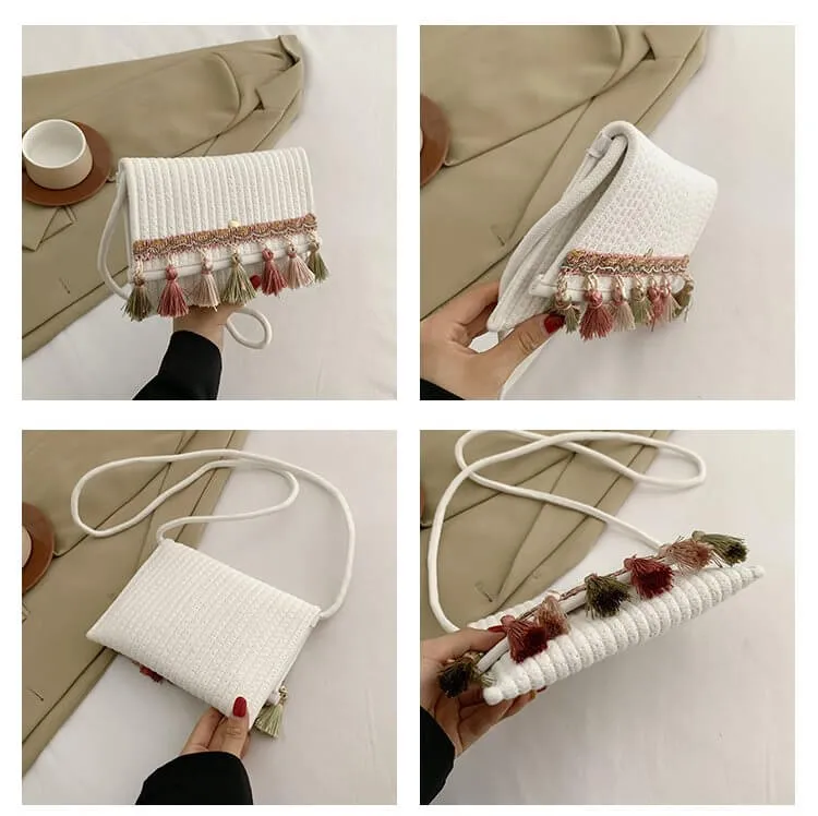 Handmade Knitted Sling Bags for Women-Showtown