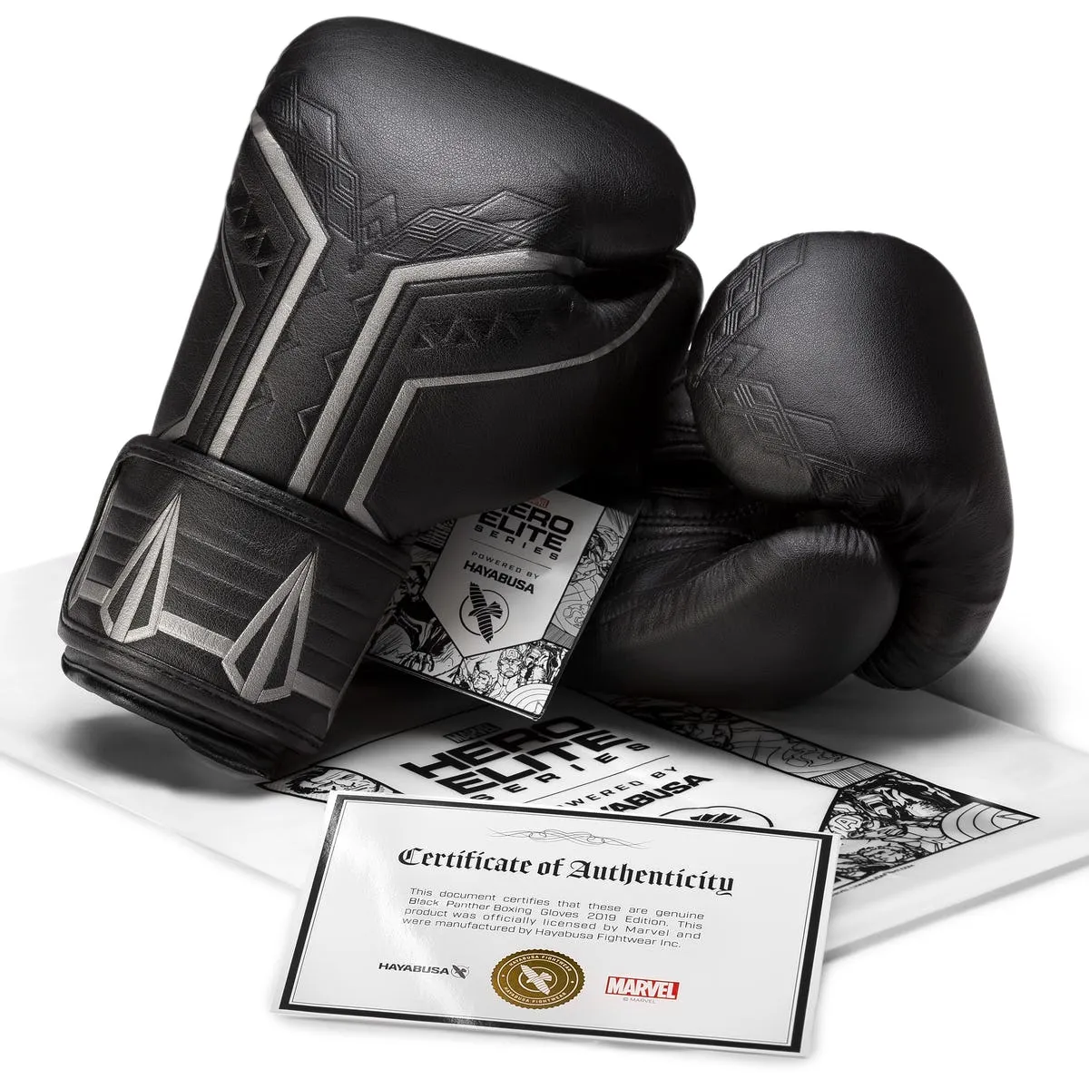 HAYABUSA BLACK PANTHER BOXING GLOVES