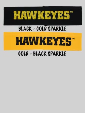 Iowa "Hawkeyes" Cotton Headbands - Choose Your Style