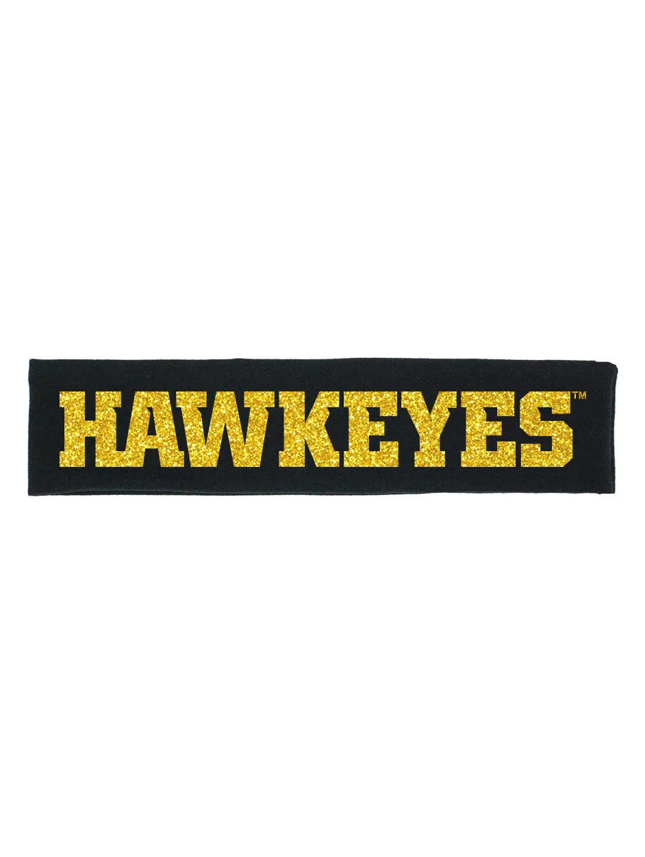 Iowa "Hawkeyes" Cotton Headbands - Choose Your Style