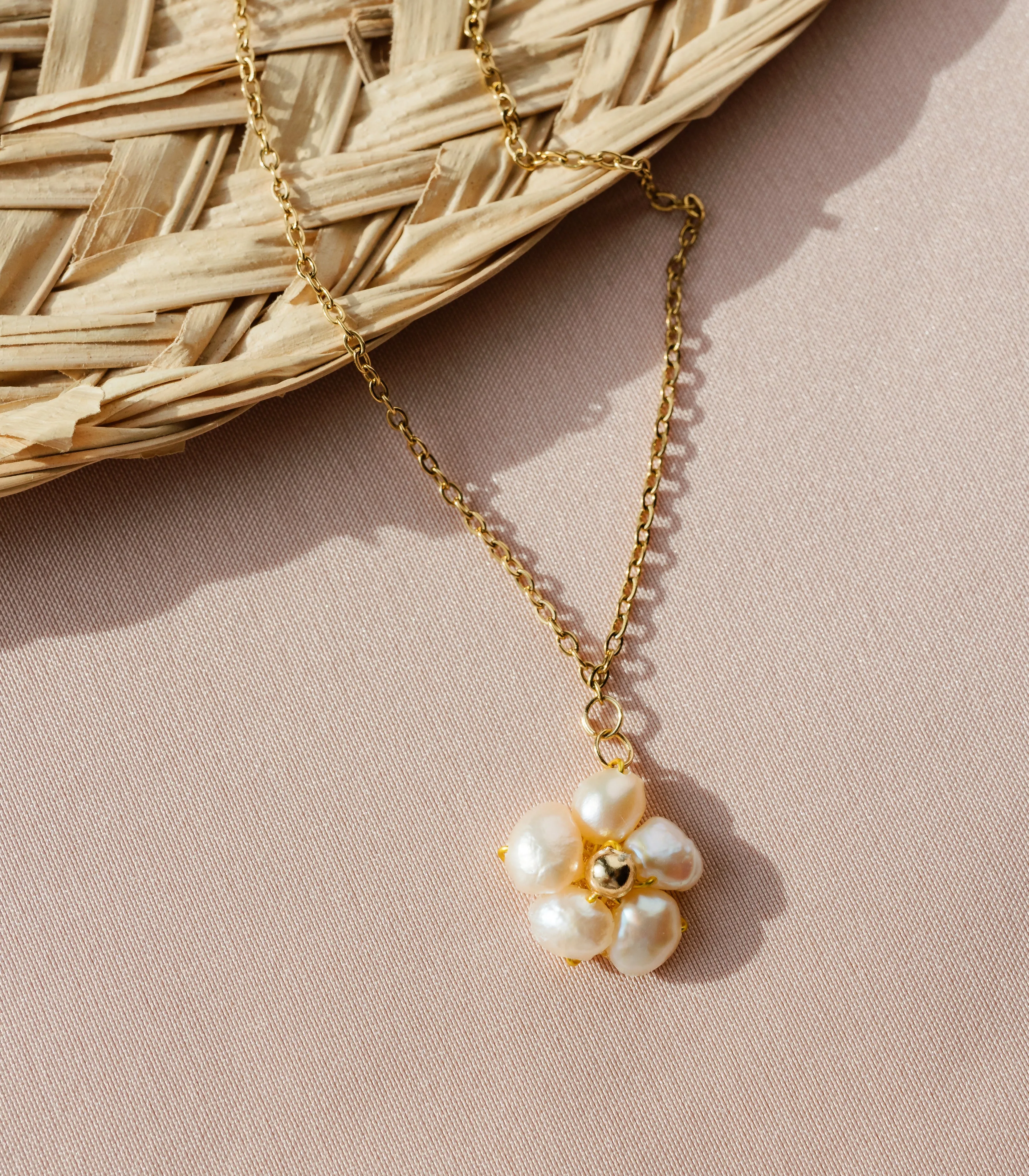 Kalachuchi Pearl Necklace
