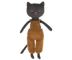 Kitten in Overalls - Black