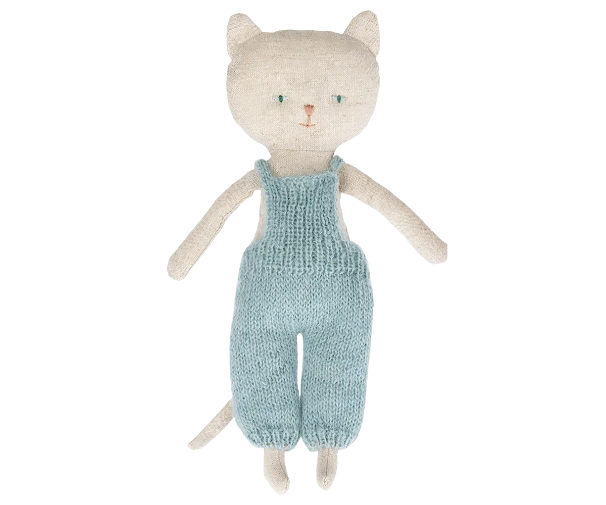 Kitten in Overalls - Blond