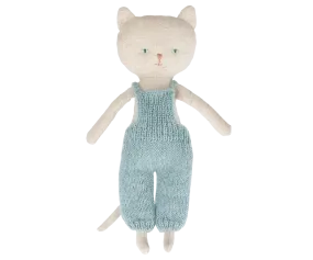 Kitten in Overalls - Blond