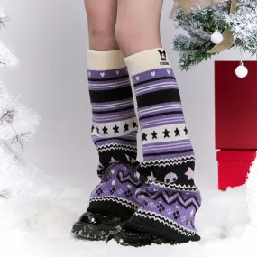 Kuromi Knit Flared Leg Warmers