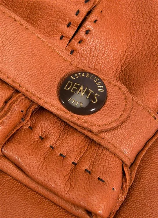 Men's Heritage Handsewn Three-Point Cashmere-Lined Leather Gloves