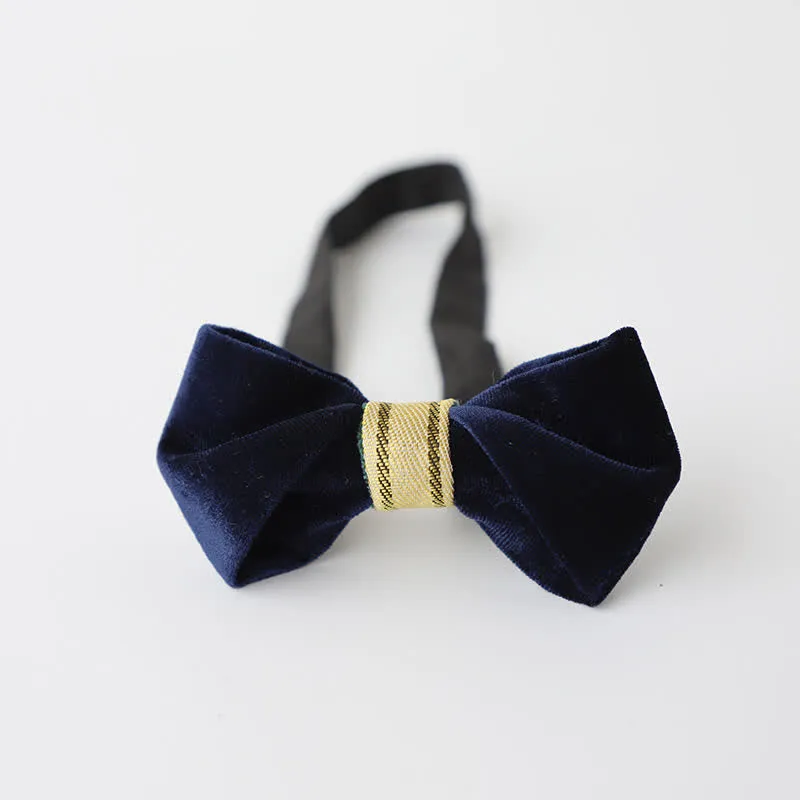 Men's Twisting Velvet Bow Tie