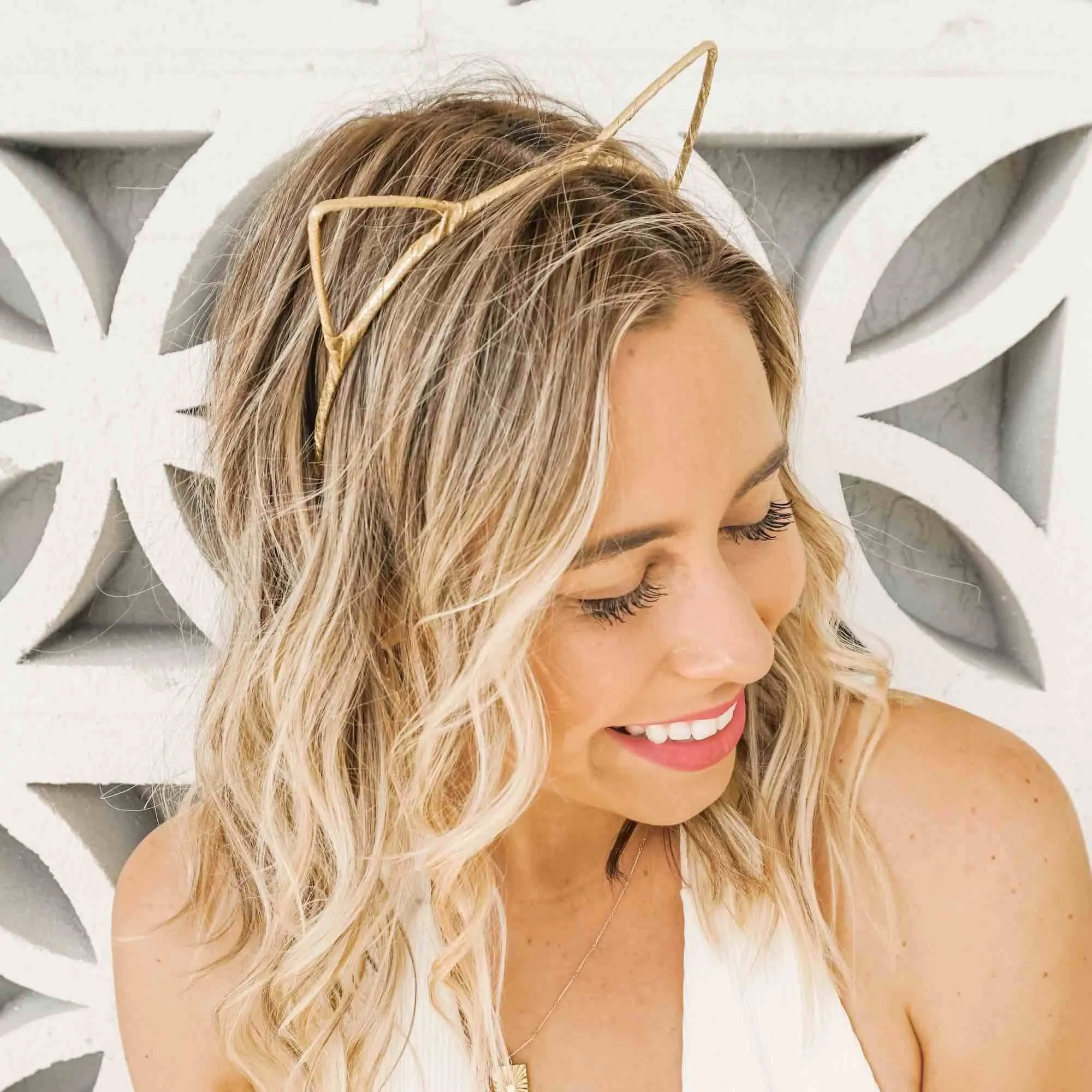 Metallic Kitty Ear Headbands (Lots Of Colors!)