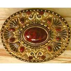 Michal Golan Poppy Jasper Belt Buckle