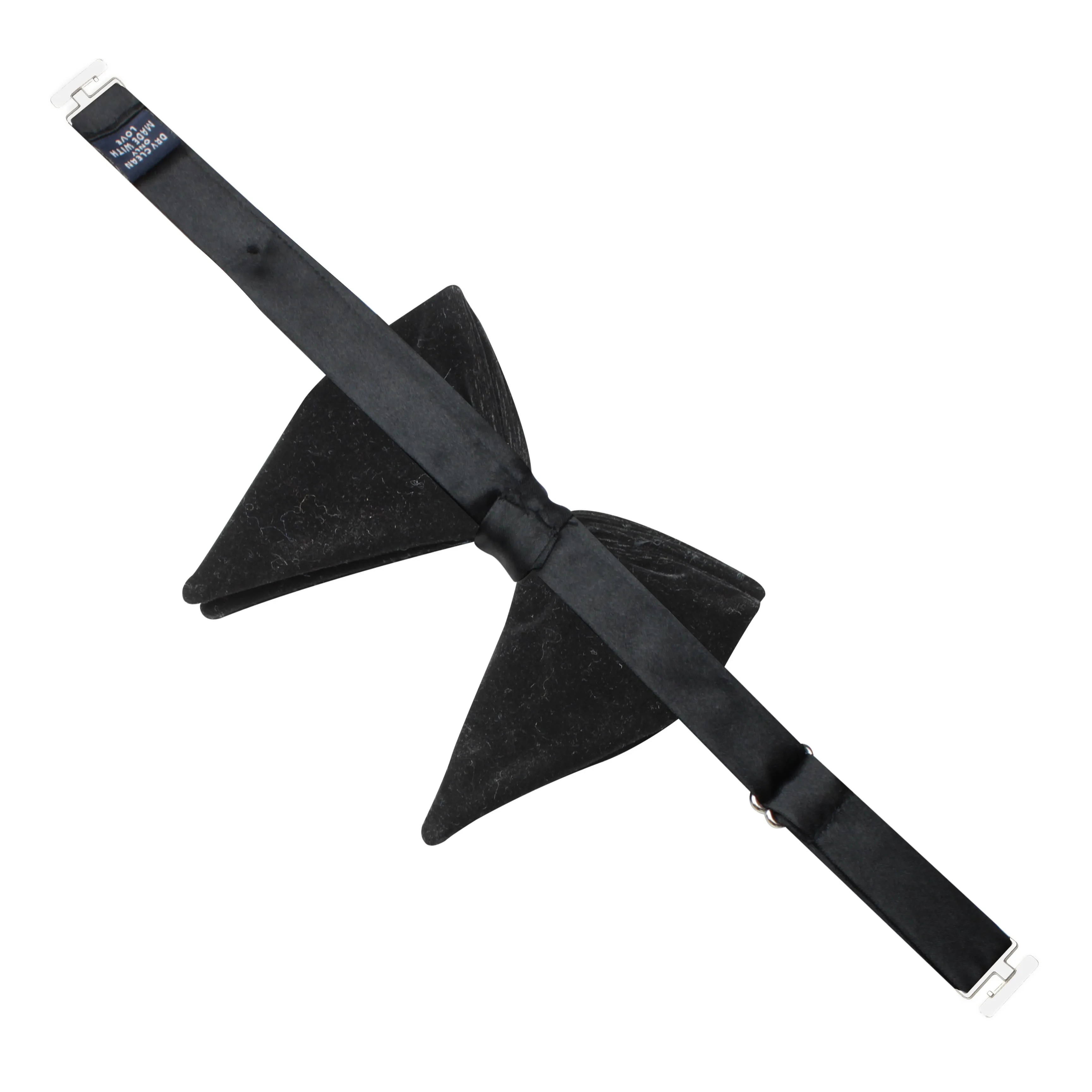 Peluche Solid Essentials Butterfly Black Butterfly Bow Tie