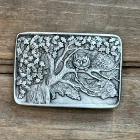 Pewter Cheshire Cat Belt Buckle