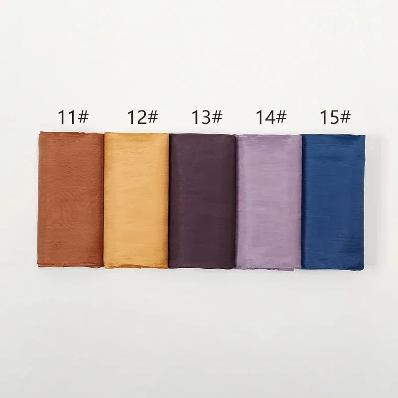 Premium Shimmer Silk Satin Hijab Scarf