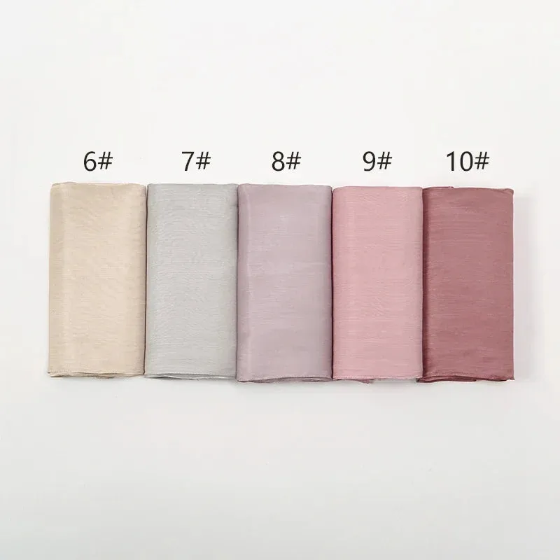 Premium Shimmer Silk Satin Hijab Scarf