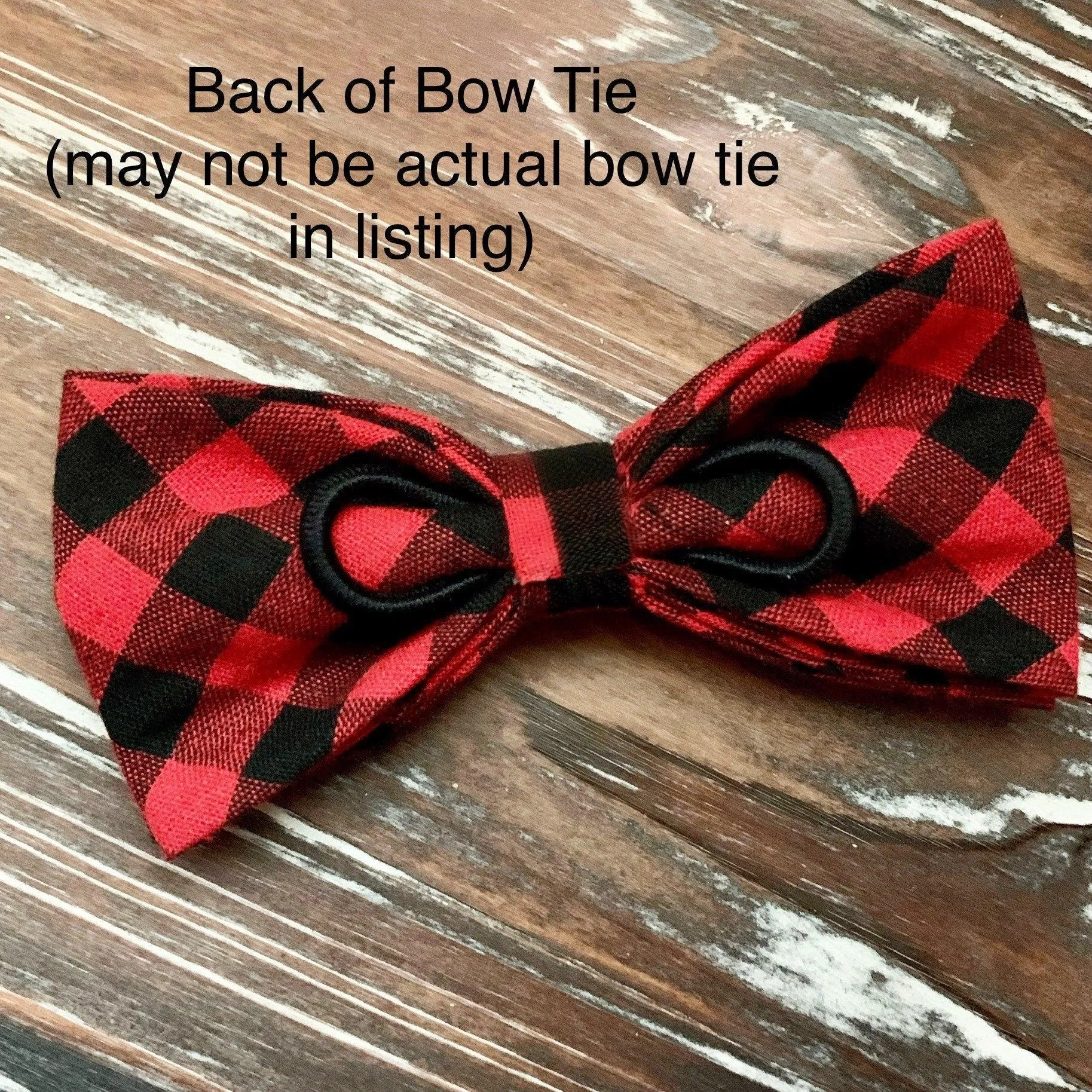 Red Velvet Bow for Dog Collar and Cat Collar