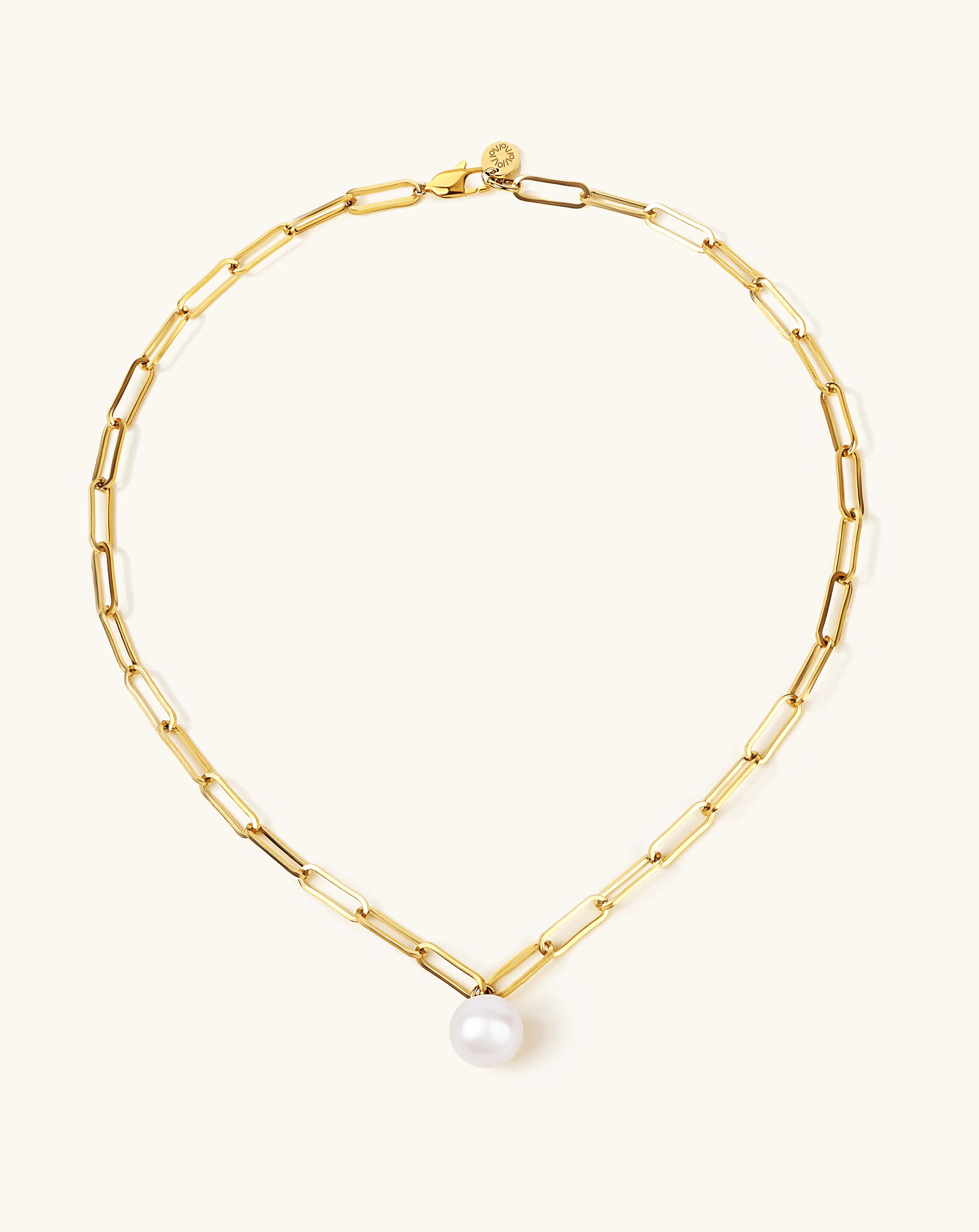 Round Pearl Parker Necklace, 12-13mm, 4A