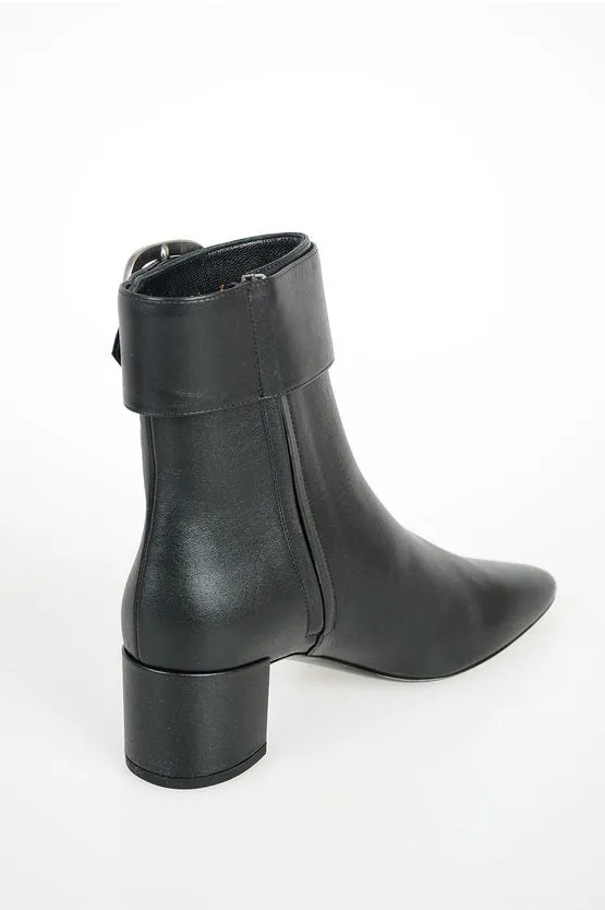 Saint Laurent 5cm Leather Ankle Boots