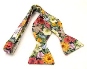 Self Tie Bow Tie Made from Liberty Fabric