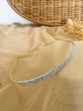 Silver Diamond Hairband